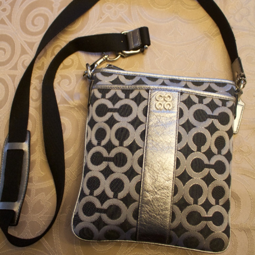 Monogrammed Coach Cross body